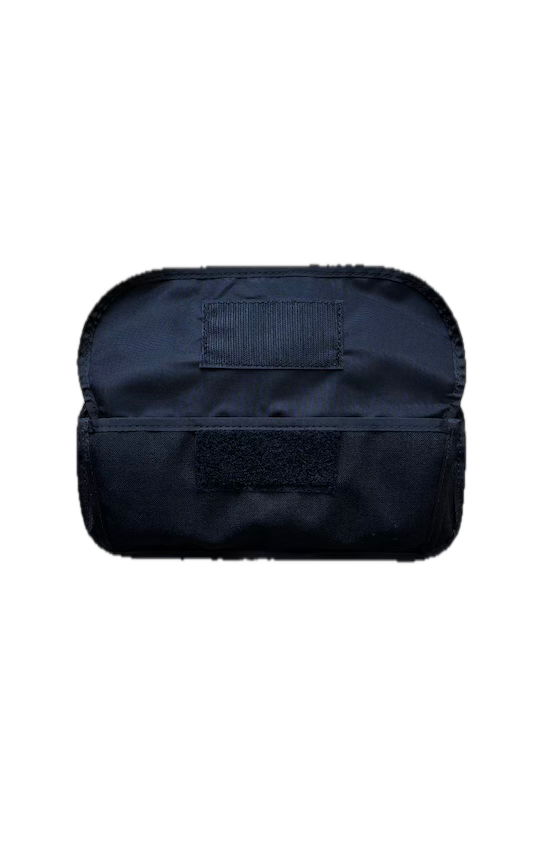 Small Cargo Storage Pouch for Jeep Wrangler by noteworthy brand - front view, open